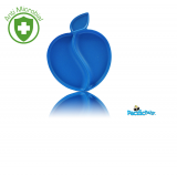 PB Bamboo Apple Plate (Blue)