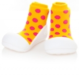 Attipas Toddler Shoe Polka Dot Yellow