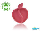 PB Bamboo Apple Plate (Pink)