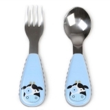 Skip Hop Zootensils Fork & Spoon Cow