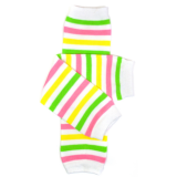 juDanzy Leg Warmers Spring Stripe