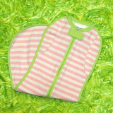 Vented Convertible Preppy Pink Stripes