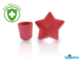 PB Bamboo Star Bowl/Cup (Pink)