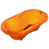 Rotho Top Bath Tub Trans Orange