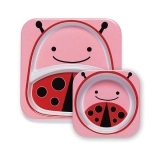 Skip Hop Zoo Tabletop Melamine Set-Ladybug