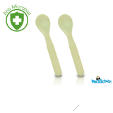 PB Bamboo Feeding Spoon (White)