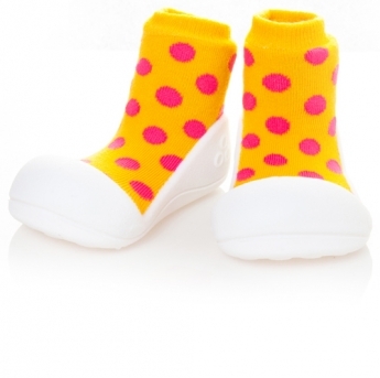 Attipas Toddler Shoe Polka Dot Yellow