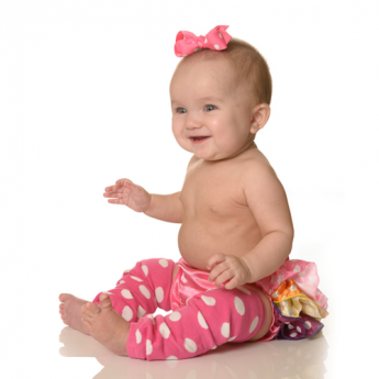 juDanzy Leg Warmers Pink Polka Dot