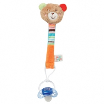 babyFEHN Pacifier Holder Teddy Oskar