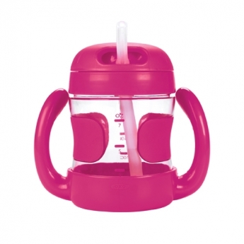 Oxo Tot Straw Cup w/handle Pink (7oz)