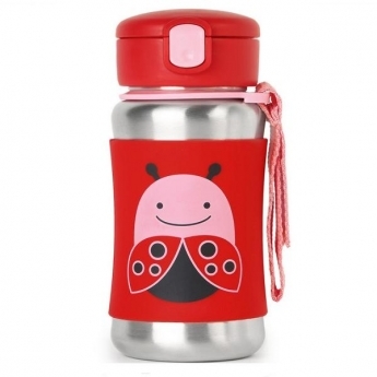 Skip Hop Stainless Bottle - Ladybug