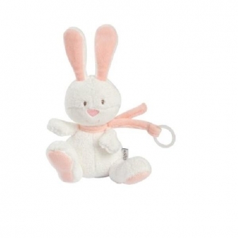 BF Small Hare with Pacifier Salmon Pink