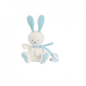 BF Small Hare with Pacifier Lightblue