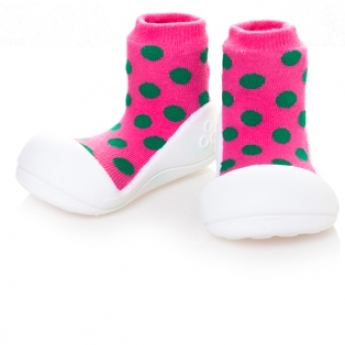 Attipas Toddler Shoe Polka Dot Pink