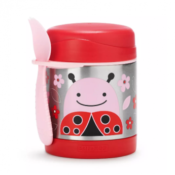 Skip Hop Insulated Food Jar - Ladybug