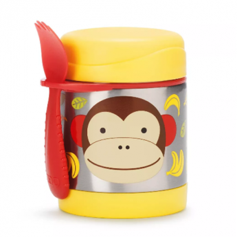 Skip Hop Insulated Food Jar - Monkey