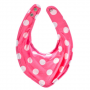 juDanzy Hot Pink Polka Dot Bib