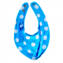 juDanzy Turquoise Polka Dot Bib