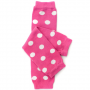 juDanzy Leg Warmers Pink Polka Dot